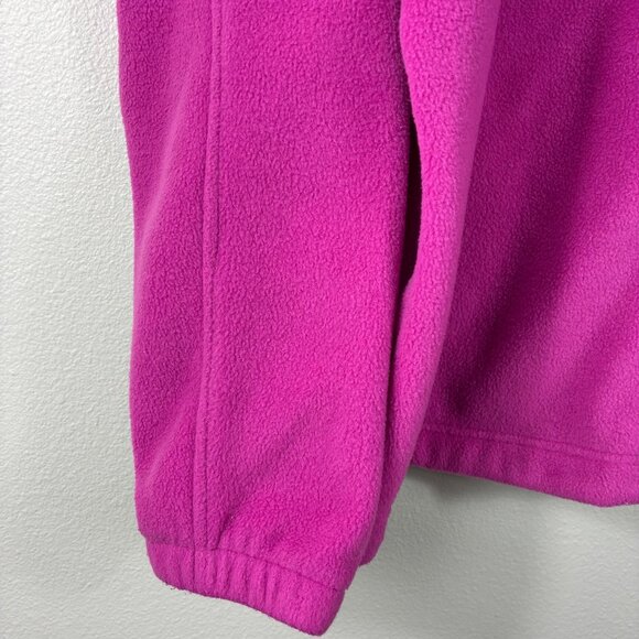 Columbia Women’s Benton Springs Fleece Jacket Magenta Size 2X Gorpcore - Picture 2 of 8